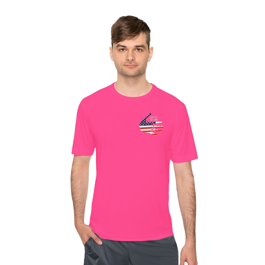 Patriotic Flag Tee — Oathbound Mercantile American Flag Moisture-Wicking Shirt