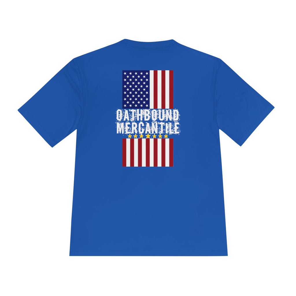 Patriotic Flag Tee — Oathbound Mercantile American Flag Moisture-Wicking Shirt