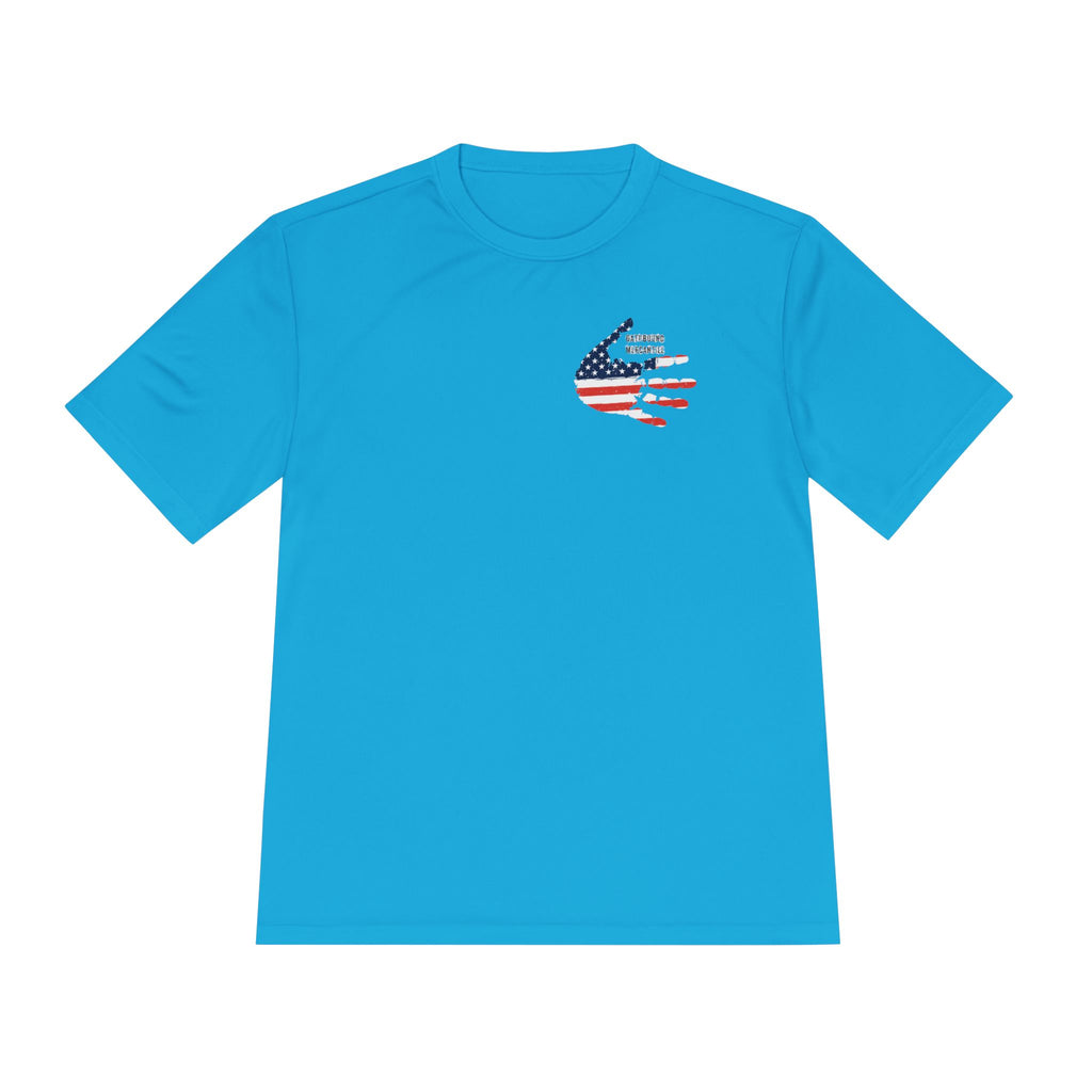 Patriotic Flag Tee — Oathbound Mercantile American Flag Moisture-Wicking Shirt