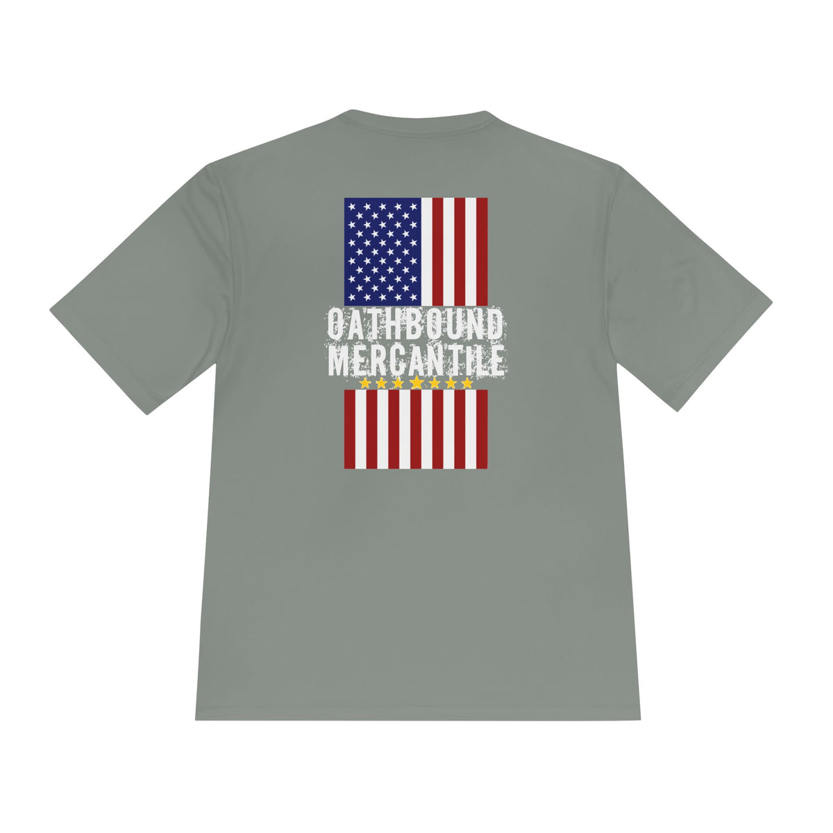 Patriotic Flag Tee — Oathbound Mercantile American Flag Moisture-Wicking Shirt