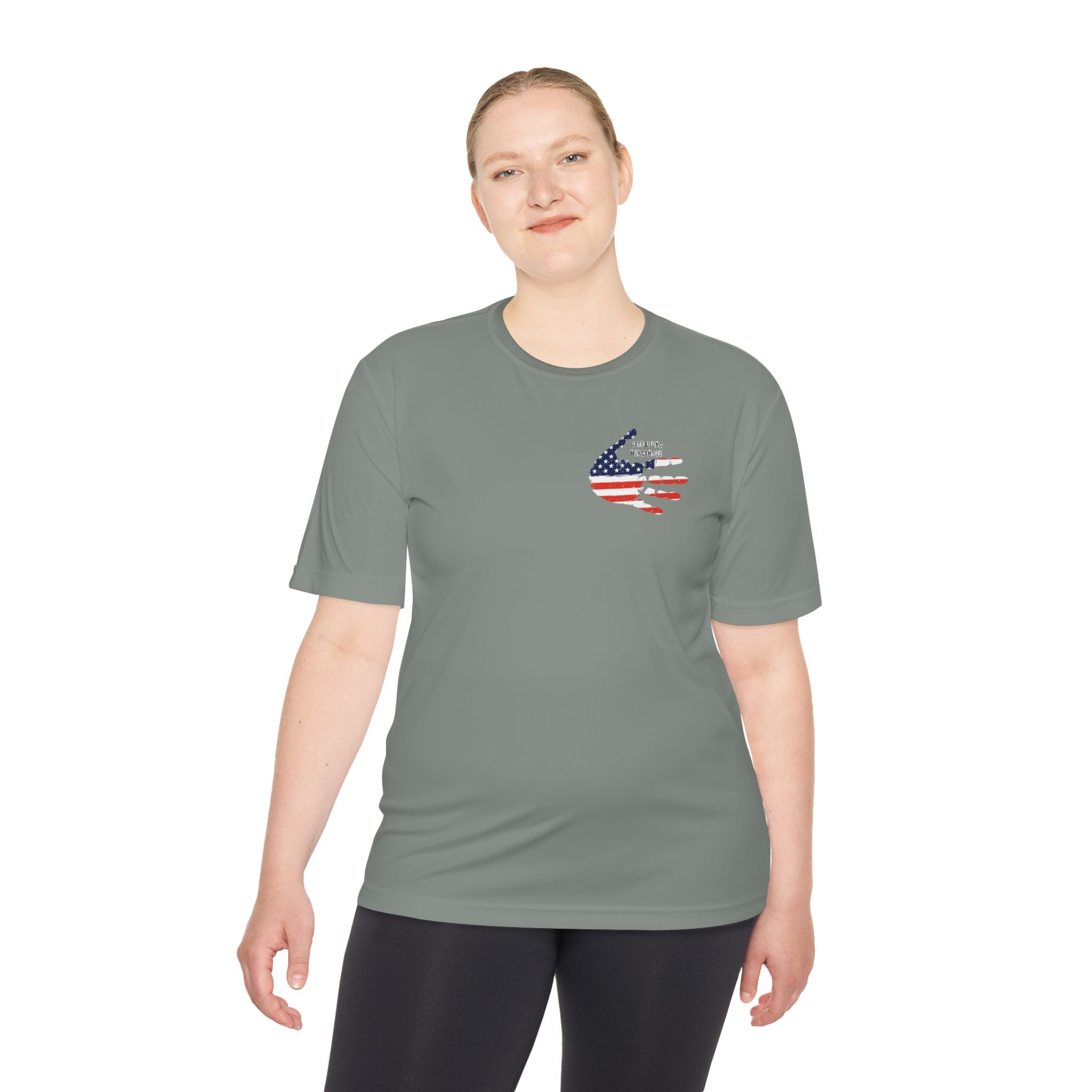 Patriotic Flag Tee — Oathbound Mercantile American Flag Moisture-Wicking Shirt