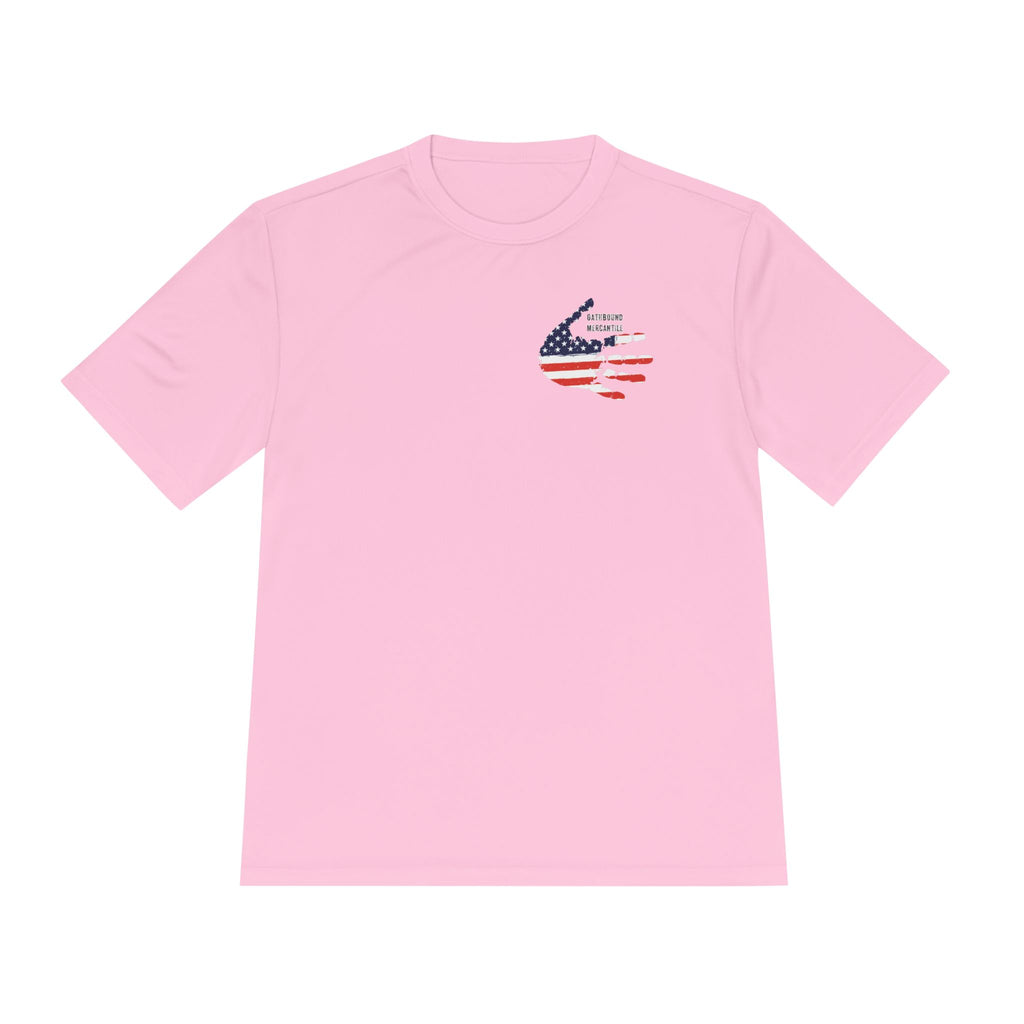 Patriotic Flag Tee — Oathbound Mercantile American Flag Moisture-Wicking Shirt