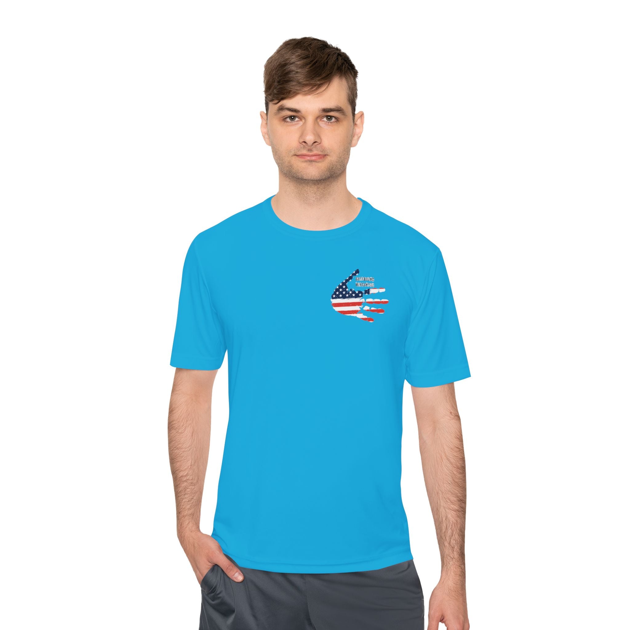 Patriotic Flag Tee — Oathbound Mercantile American Flag Moisture-Wicking Shirt
