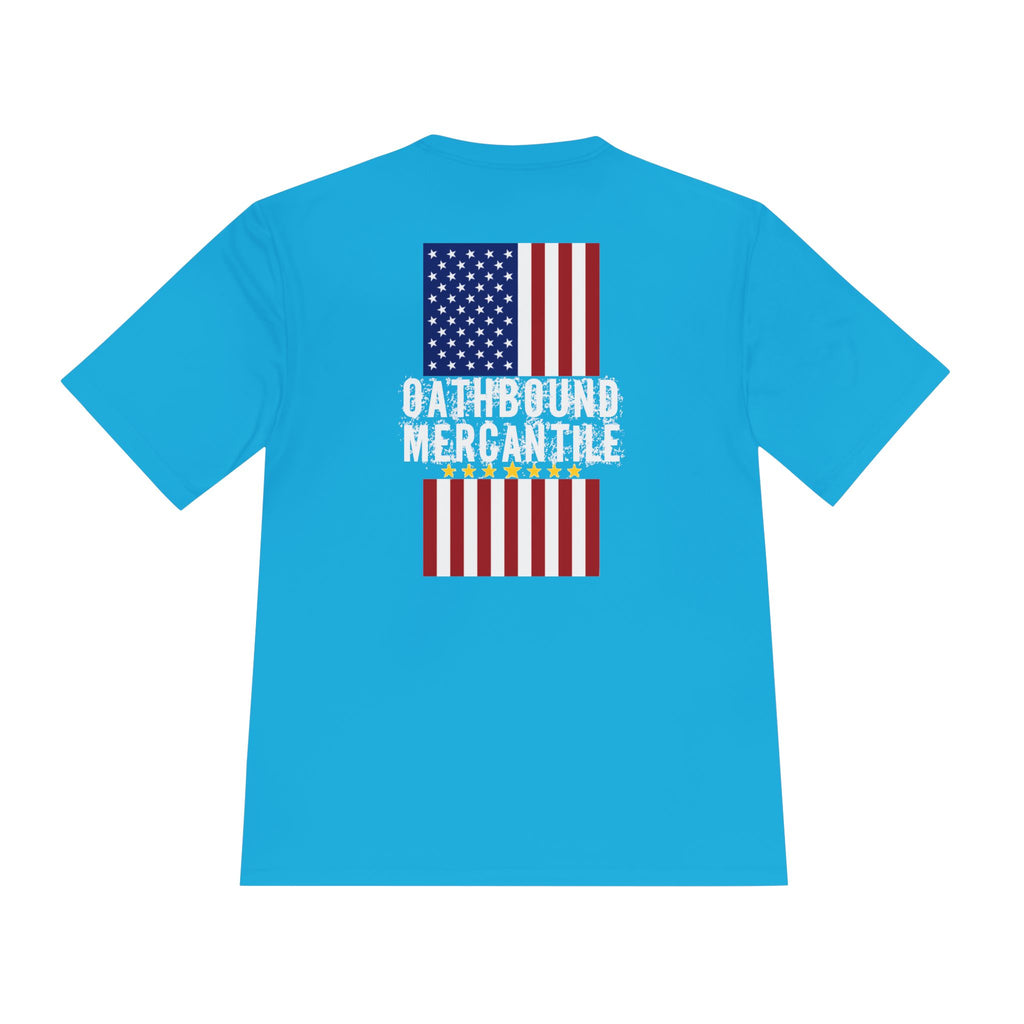 Patriotic Flag Tee — Oathbound Mercantile American Flag Moisture-Wicking Shirt