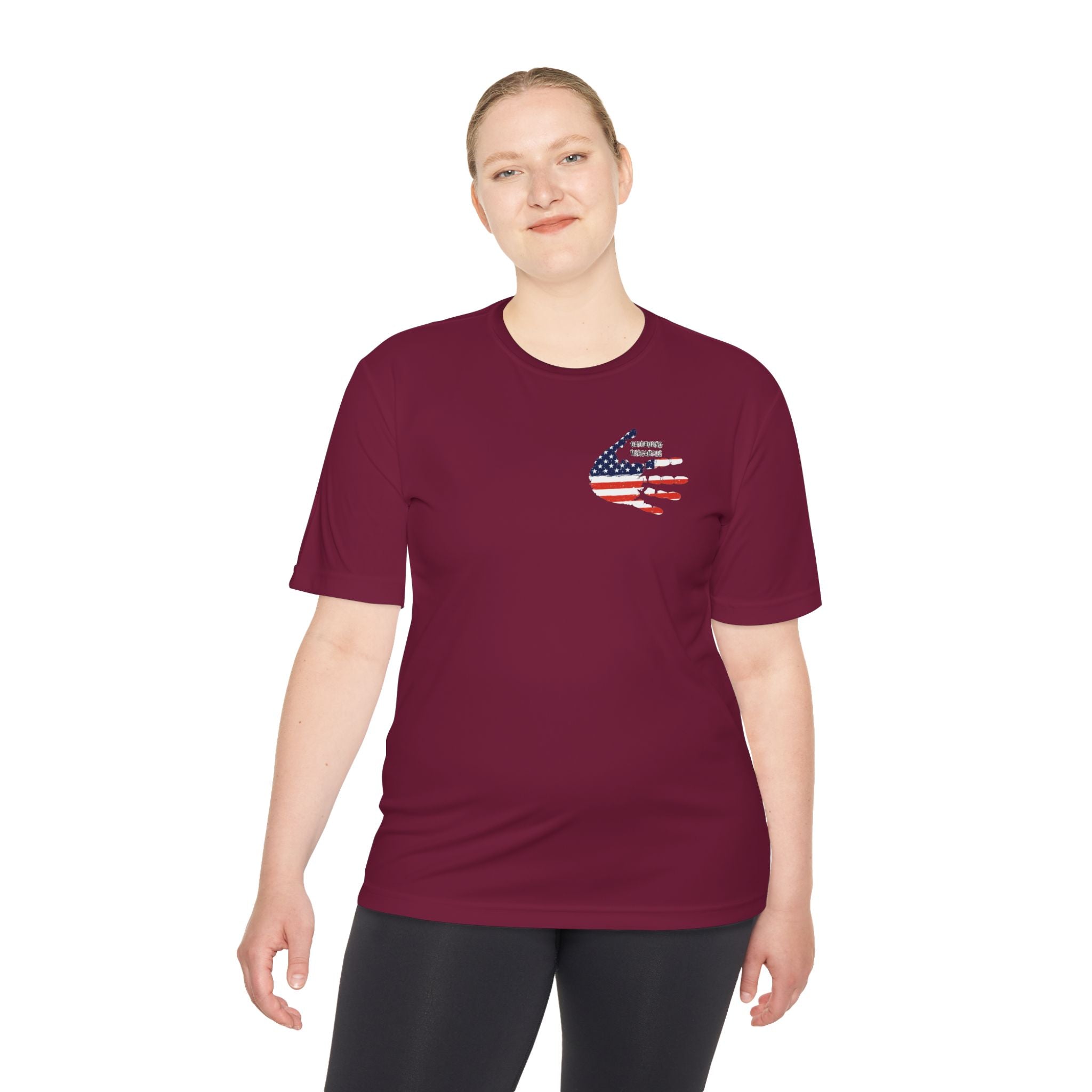 Patriotic Flag Tee — Oathbound Mercantile American Flag Moisture-Wicking Shirt