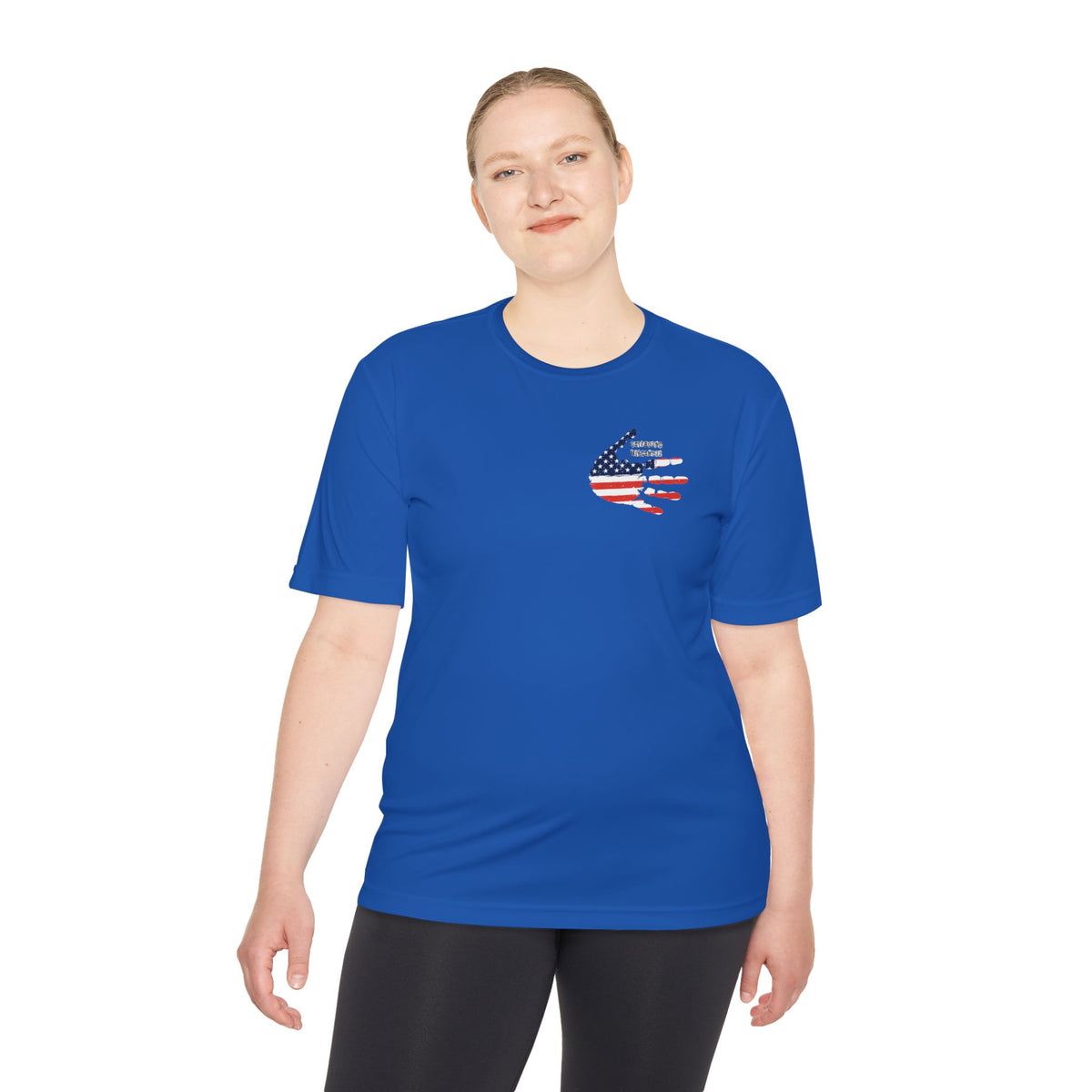 Patriotic Flag Tee — Oathbound Mercantile American Flag Moisture-Wicking Shirt