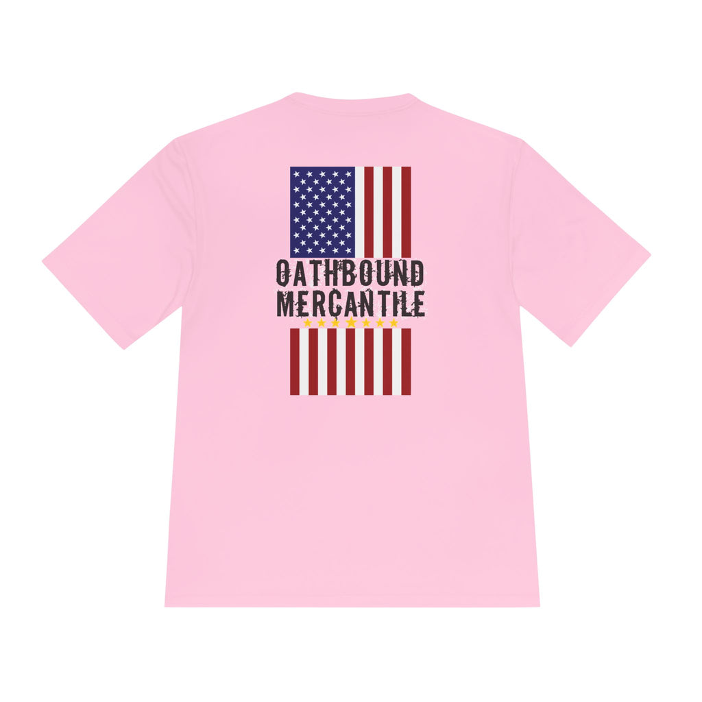 Patriotic Flag Tee — Oathbound Mercantile American Flag Moisture-Wicking Shirt