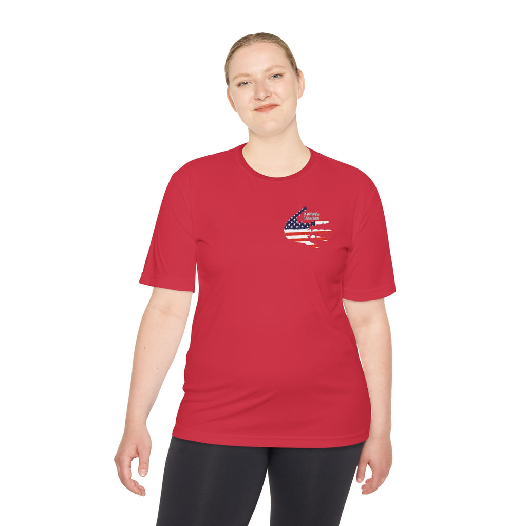 Patriotic Flag Tee — Oathbound Mercantile American Flag Moisture-Wicking Shirt