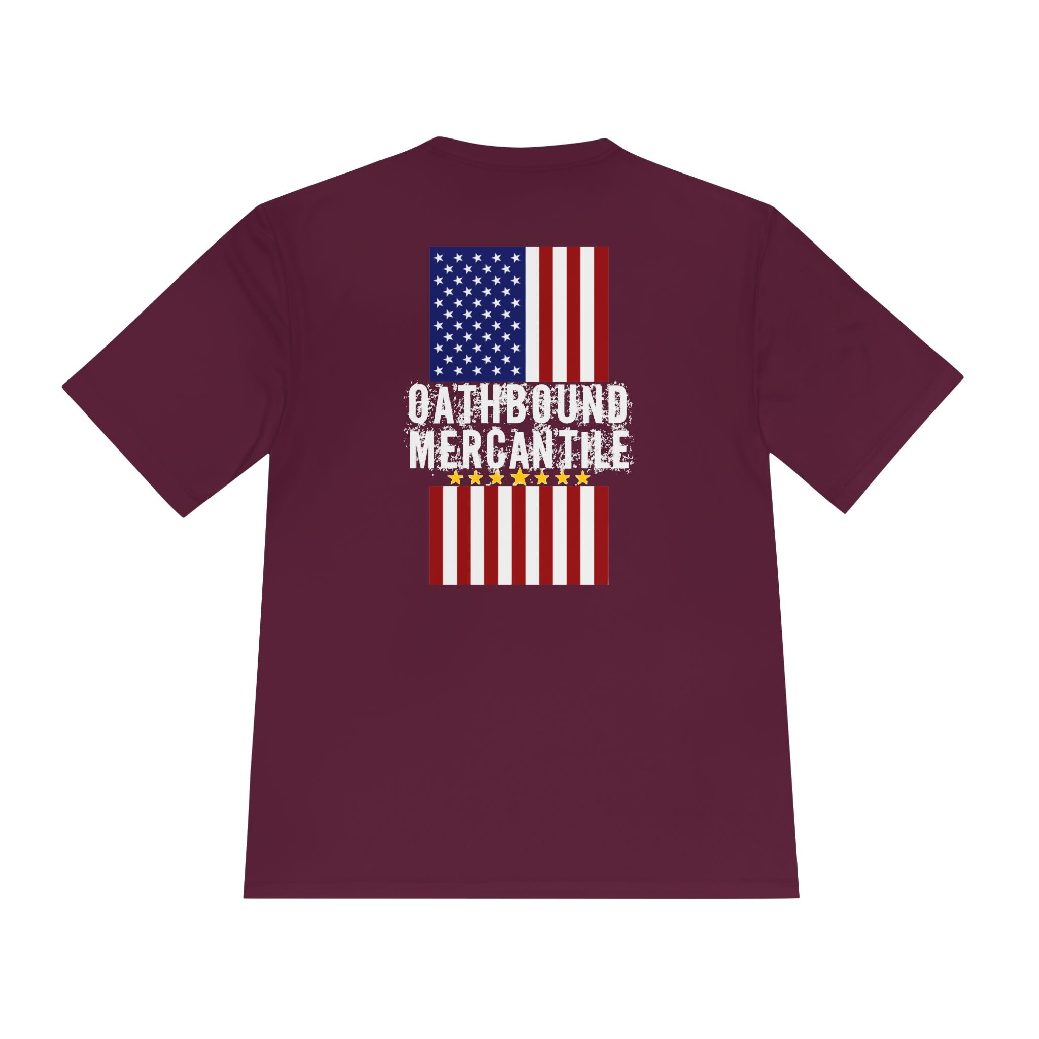 Patriotic Flag Tee — Oathbound Mercantile American Flag Moisture-Wicking Shirt