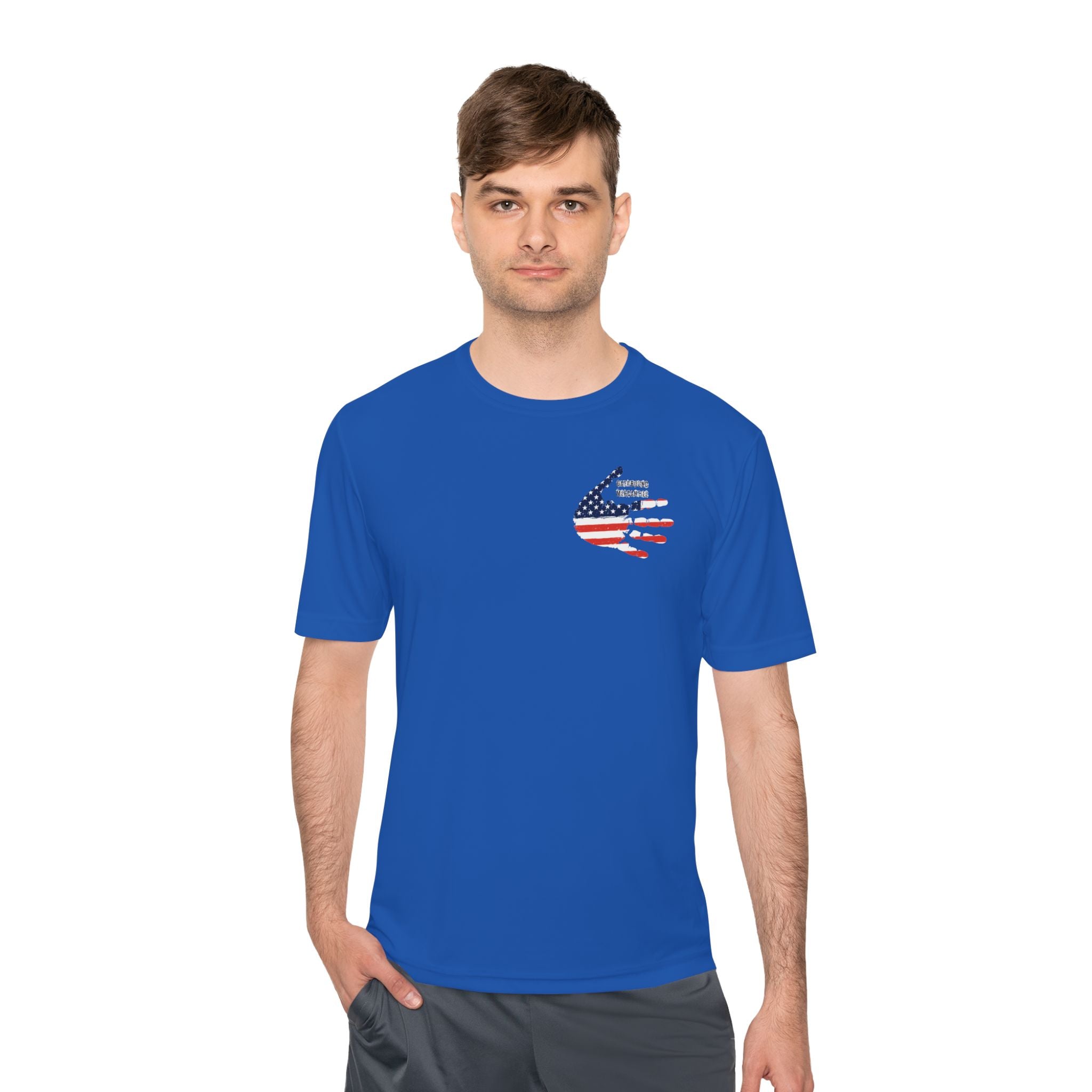 Patriotic Flag Tee — Oathbound Mercantile American Flag Moisture-Wicking Shirt