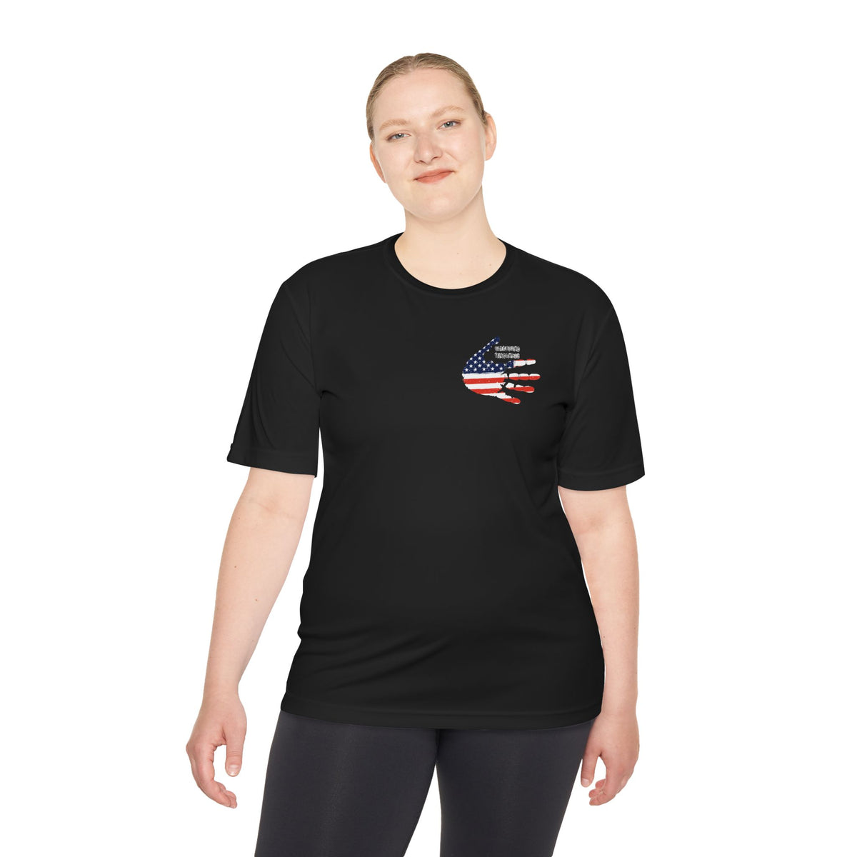 Patriotic Flag Tee — Oathbound Mercantile American Flag Moisture-Wicking Shirt