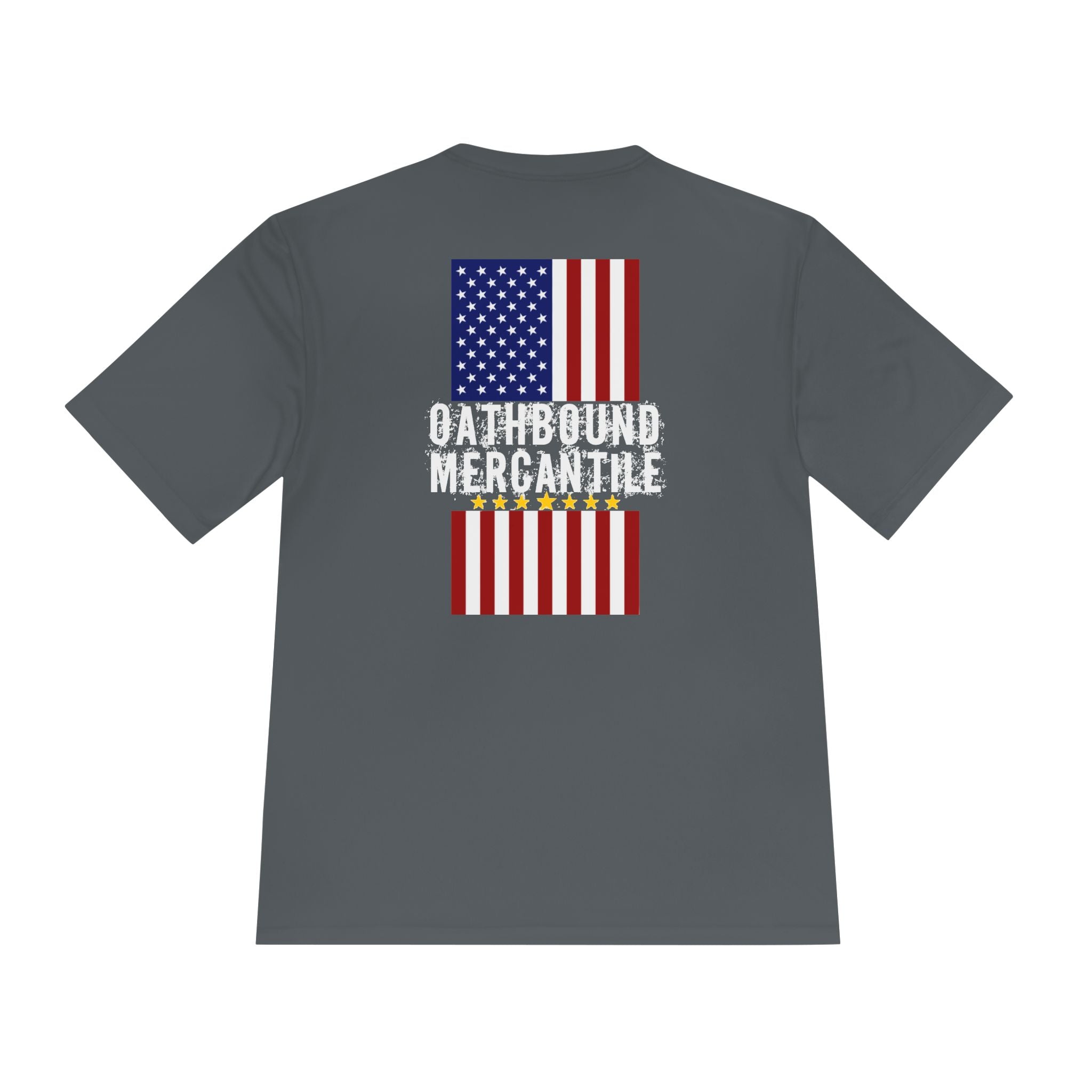 Patriotic Flag Tee — Oathbound Mercantile American Flag Moisture-Wicking Shirt
