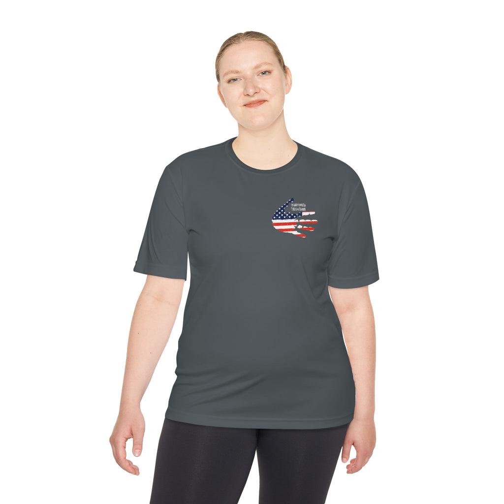 Patriotic Flag Tee — Oathbound Mercantile American Flag Moisture-Wicking Shirt